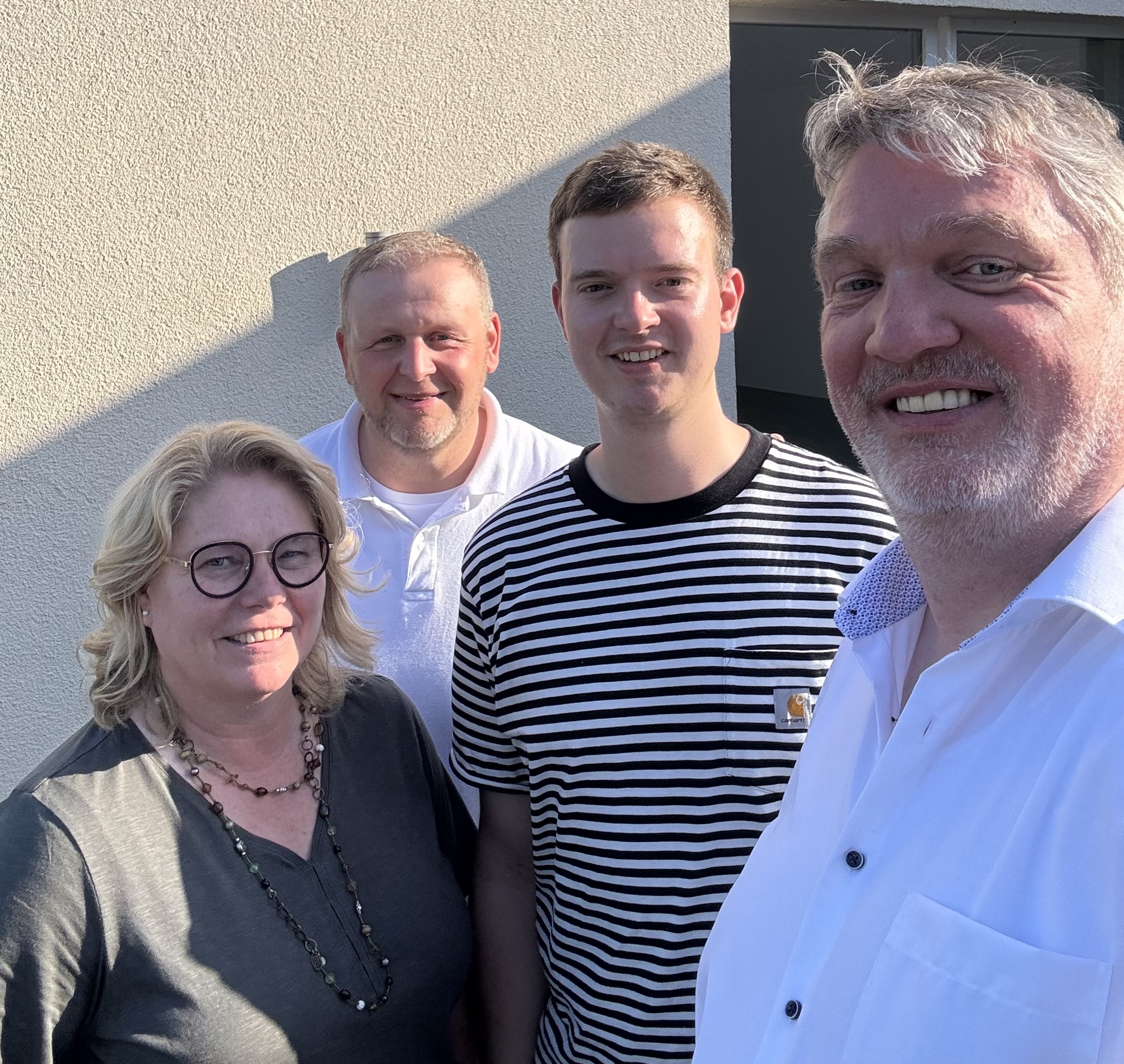 (v.l.n.r. Elisabeth D�vel, Frank Mosel, Jan Fr�hling, Wolfgang Vorwerk) 